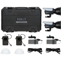 Nanlite FC-120B 2KIT-PT Beleuchtungs-Set mit 2 Reportage- und Studio-Scheinwerfern