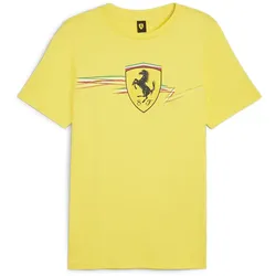 PUMA Ferrari Race Big Shield T-Shirt Herren 03 - speed yellow L