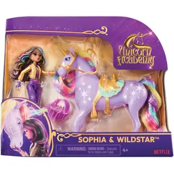 Unicorn Academy Reiterin und Einhorn Set, ca. 12 cm, sortiert, 1 Stück