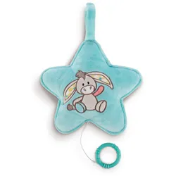 NICI Spieluhr Stern Esel Muli, 20x20cm 42360