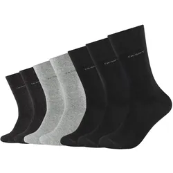 Camano Unisex CA-Soft Crew Socken 7er Pack in 47-49 Schwarz Mix