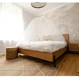 Avosdim - Insektenschutzzelt Mit Pop-up Reißverschluss 150 Cm X 200 Cm - Weiß