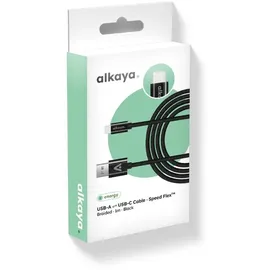 Alkaya USB-C 1 m Schwarz