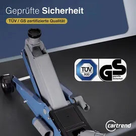 CARTREND Rangierwagenheber Stahl 2,5t 150 mm - 530 mm