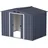 8x6 2,62 x 1,82 m anthrazit