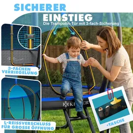 Kesser Trampolin Outdoor 244 cm Blau
