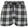 VIVANCE Pyjamashorts kariert Schwarz/Weiß 44/46