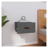 vidaXL Nachtschrank NA 40 x 29,5 x 22 cm Grau
