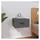 vidaXL Nachtschrank NA 40 x 29,5 x 22 cm Grau