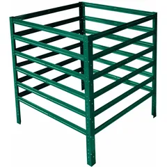 shelfplaza HOME 100x60x60 cm Komposter in garten grün mit 360 Liter Volumen