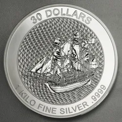 Silbermünze 1kg Bounty New Generation (Cook Islands)