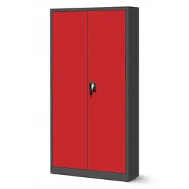 Jan Nowak Jan Aktenschrank 90 x 40 x 195 cm rot