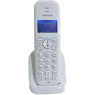 Swissvoice Aeris 124 124T Mobilteil Erweiterungsset für Gigaset & Telekom weiß