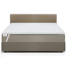 11.11 srls The White stone Topper Memory Foam für Einzelbett 80x190