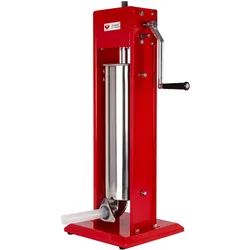 Beeketal Stahl Wurstfüller MT-Serie 3-7L inkl. 4 Fülltüllen + 3 Dichtungen MT07