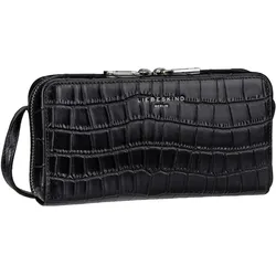 Liebeskind Umhängetasche Lou New Croco Clutch   Schwarz Damen 