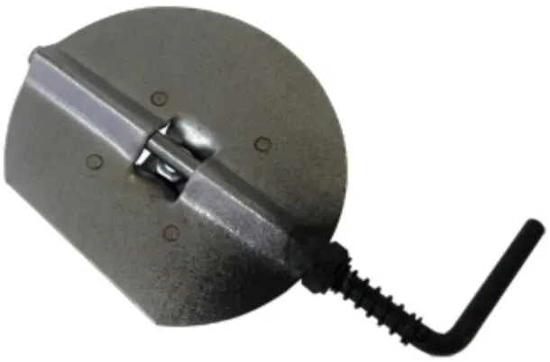 Bertrams Drosselklappe 05DK160 Ø 160 x 2 mm, lose, schwarz