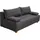 Collection AB Schlafsofa Polyester 2-Sitzer Grau