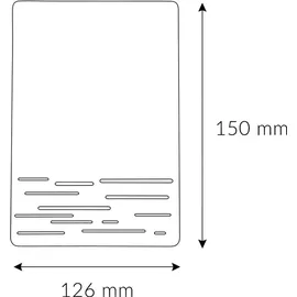 Easylight Außenwandleuchte Aluminium Glas 15 cm 6 W 700 lm inkl. IP44 Schwarz