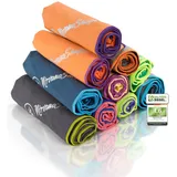 NirvanaShape Mikrofaser Handtuch - Reisehandtuch, Badetuch für Urlauber - kompakte, schnelltrocknende Microfaser Handtücher als Strandtuch, Sporthandtuch - für Reisen, Camping, Sport - 120 x 60 cm