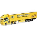 HERPA LKW Modell Volvo FH GL XL 2020 6x2 Gardinenplanen-Sattelzug Bernd Thiel Transporte 1:87 H0