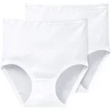SCHIESSER Taillenslip 2er-Pack Original Classics in Weiß 46
