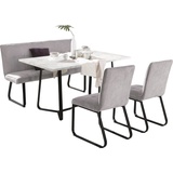 byLIVING »Talea«, Breite 140 oder 160 cm, in verschiedenen Farben erhältlich grau Polsterbänke Sitzbänke Stühle