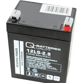 Quality Batteries Q-Batteries 12LS-2.9 12V 2,9Ah Blei-Vlies Akku AGM VRLA