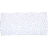 Wenko Wanneneinlage Paradise White, Kunststoff (TPR), 36 x 71 cm, Weiß