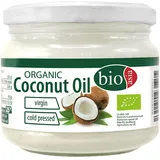 BIOASIA Bio Kokosöl, kaltgepresst, naturbelassen ohne Zusatzstoffe, veganes Fett zum Kochen, Braten und Backen, auch als Naturkosmetik verwendbar, 100 % Bio, 250 ml