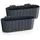 Spetebo Pflanzschale 39 x 13 x 13 cm Anthrazit