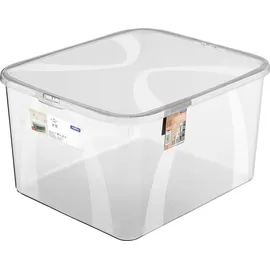 Rotho Aufbewahrungsbox Lona 42 x 35,1 x 23 cm 1-tlg. transparent