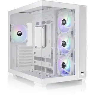 Thermaltake View 380 TG ARGB Snow weiß, Glasfenster (CA-1Z2-00M6WN-00)