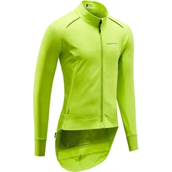 Fahrradjacke langarm Rennrad Winter Herren Racer gelb L