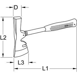 KS Tools Beil Gipserbeil 142.2013