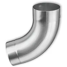 Grömo Rohrbogen 72° Grömo mit Einzug, Zink, verschiedene Größen (Ausführung: Ø 120mm)