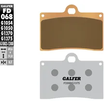 GALFER Fd068 G1375 Sinterbremsbeläge - Silver - One Size