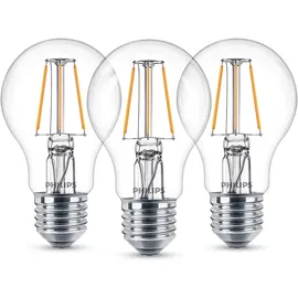 Philips LED-Birne 4,3W E27 warmweiß 3 St.