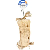 duvoplus Snack Baumstamm Kauspielzeug braun L