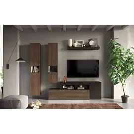 INOSIGN Wohnwand »Freedom« 4 Stk. tlg., braun