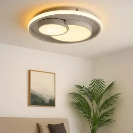 WOFI LED Deckenleuchte Ø 53 cm Weiß Dimmbar