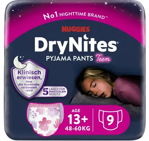 Huggies Dry Night Pyjama Pants Teen