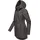 Ragwear Damen, Übergangsjacke leichte Jacke lang wasserdicht mit abnehmbarer Kapuze Dakkota II Dark Grey Melange Gr. M (38), grau (dunkelgrau), Obermaterial: 100% Polyester. Innenfutter: 100% Polyester, tailliert ca.