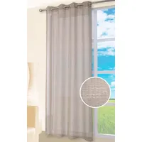 Heine Gardine HEINE HOME Gr. 3, grau (taupe), B:140cm