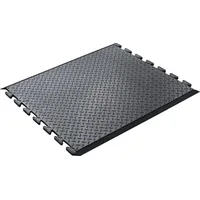 ADB Arbeitsplatzmatte schwarz 70,0 x 80,0 cm