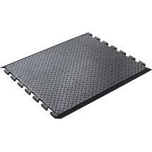 ADB Arbeitsplatzmatte schwarz 70,0 x 80,0 cm