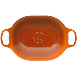 Le Creuset Oblong Signature 31 cm oval ofenrot