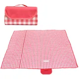 ExploreUncharted Picknickdecke Faltbare Streifen Wasserdicht,Tragbare Extra Große Stranddecke,Campingdecke Sanddichte Isoliert mit Tragegriff,Perfekt für Garten,Picknick,Strand,Camping,Stranddecke