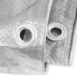 Bradas Abdeckplane 10 x 12 m Silber