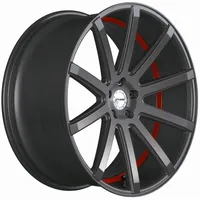 Corspeed Deville 9,5 x 19 5 x 112 ET47 ML73,1 Grau/Rot